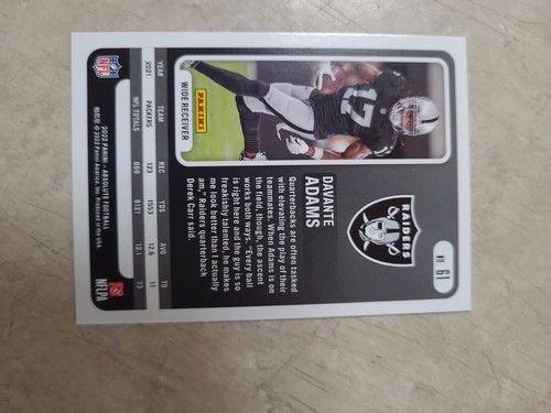 2022 panini absolute football 61 Devante Adams Raiders - Picture 4 of 4
