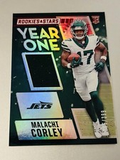 2024 Panini Rookies & Stars Football Malachi Corley Year One Patch /399 RC Jets