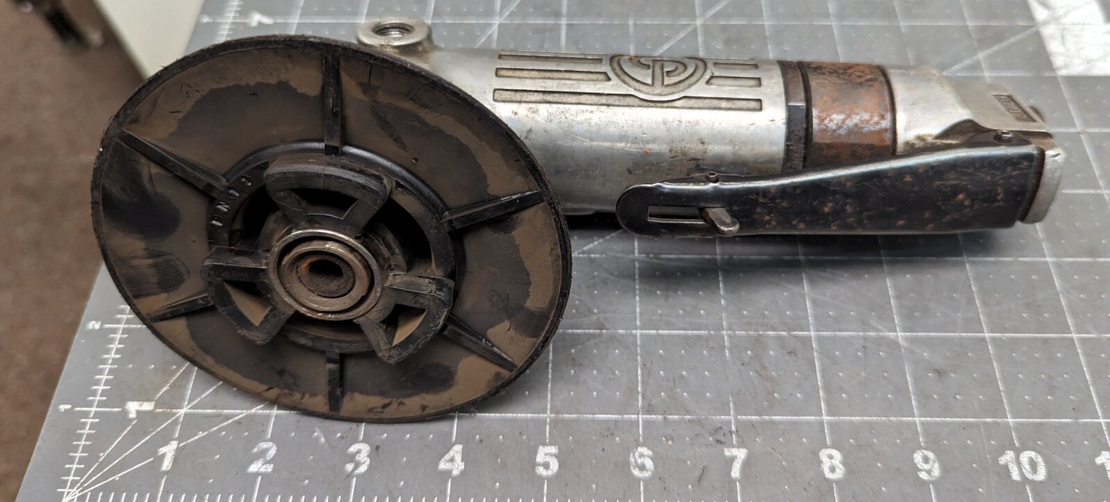 11,000 RPM 4” Angle Air Angle Die Grinder 0.6 hp 18cfm Eagle 5006 [A10FL] #11