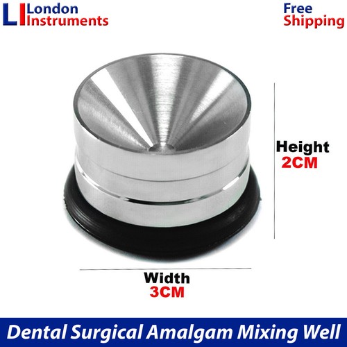 Dental Amalgam Well Restaurative Knochenimplantat Füllung Mischinstrumente 2er Set - Bild 5 von 5