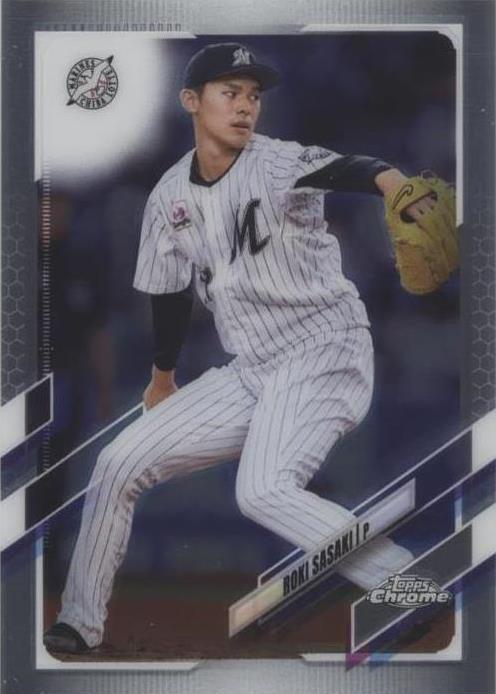 2021 Topps Chrome NPB Nippon Professional Baseball - Roki Sasaki #194 - 1 of 1