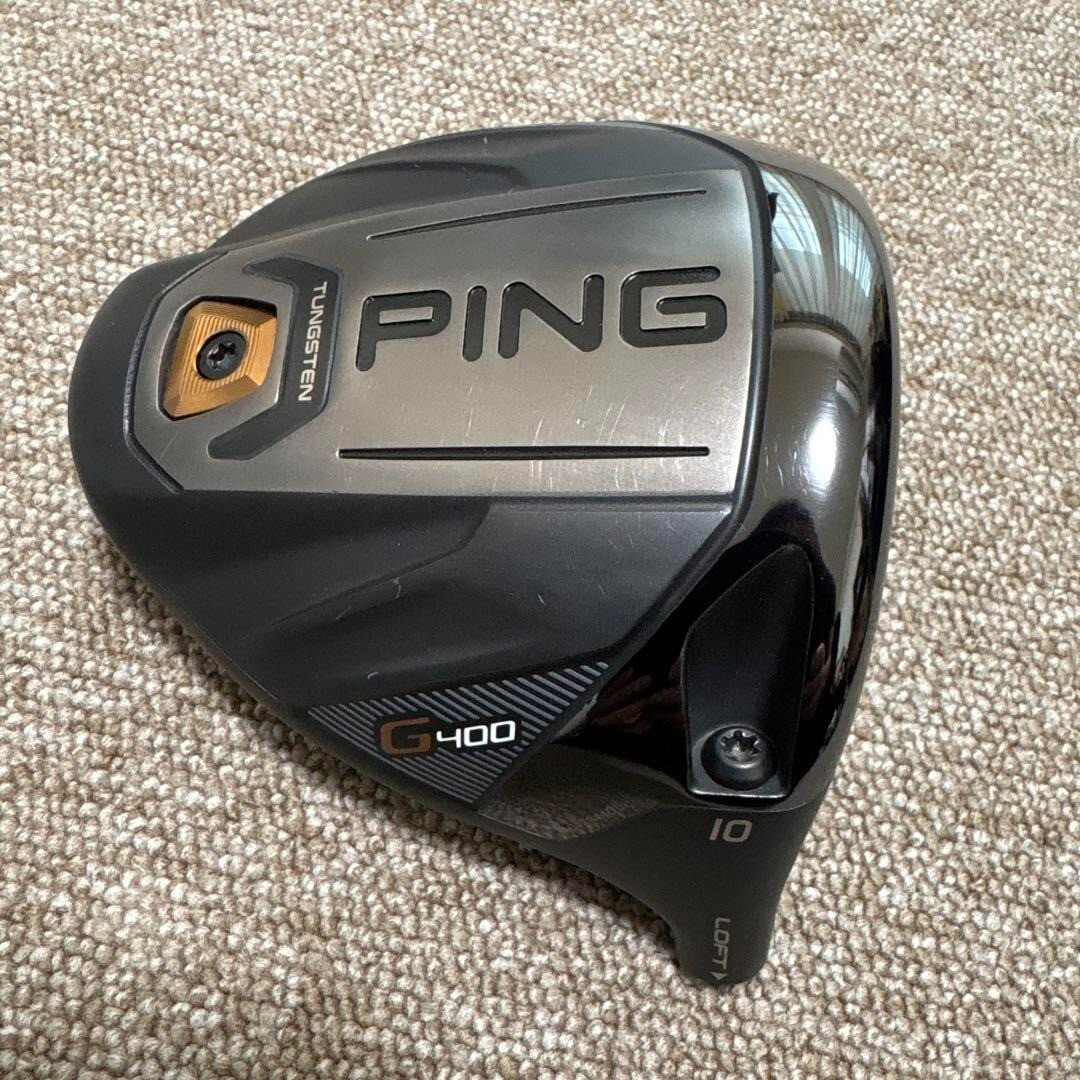 Ping G400 LST 10° Driver Head Only w/ Headcover Right Handed Golf