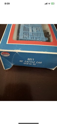 HO Scale Model Power Santa Fe 40’ Cattle Car - New - Picture 6 of 6