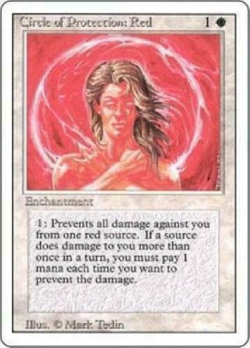 4 Circle of Protection: Red - LP - Revised Edition - mtg - x4 4x - Picture 1 of 1