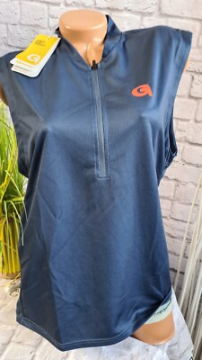 Gonso Shirt Fahrradshirt Funktionsshirt blau Ärmellos Gr. XL (9 805) NEU