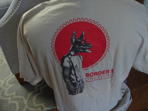 Border X Brewing Company San Diego California Men's XXL T-Shirt 2XL - Picture 3 of 5