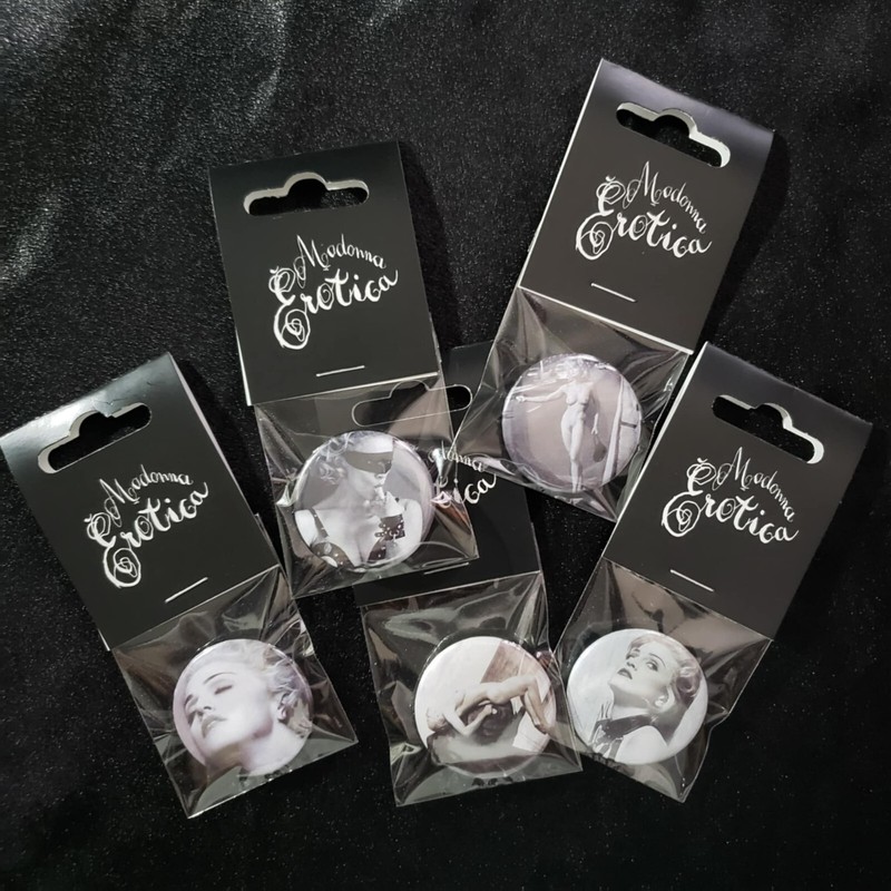 MADONNA Sex Book Erotica Buttons Bye Bye baby deeper and deeper rain bad girl