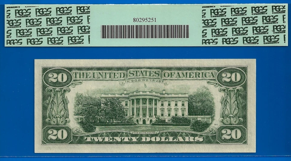 1969C $20 Federal Reserve Note PCGS 66PPQ wanted Boston Fr 2070-A - Image 3 of 3
