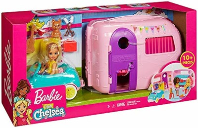 barbie club chelsea camper playset