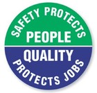 Safety Protects People Hard Hat Sticker Decal