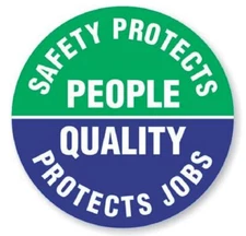 Safety Protects People Hard Hat Sticker Decal