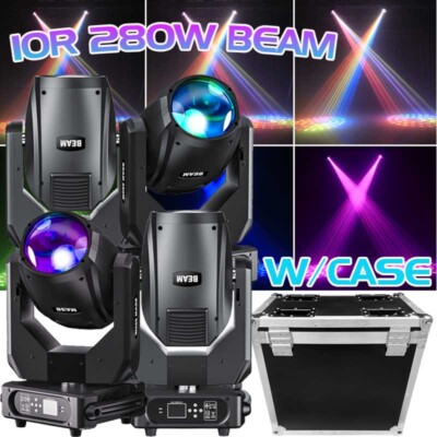280W 10R Beam Moving Head Stage Light RGBW Gobo Spot Lighting DJ Disco Show DMX