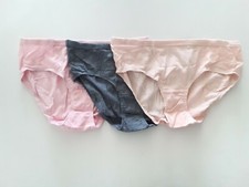 Fruit of the Loom Womens Cotton Blend Hipsters Size 5 Assorted Solid 3 Pair