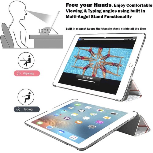 iPad Air 3 PRO 10.5 7.9 10.2 12.9 10.9 Gen 9.7 Case Protective TriFold Leprd - Picture 93 of 102