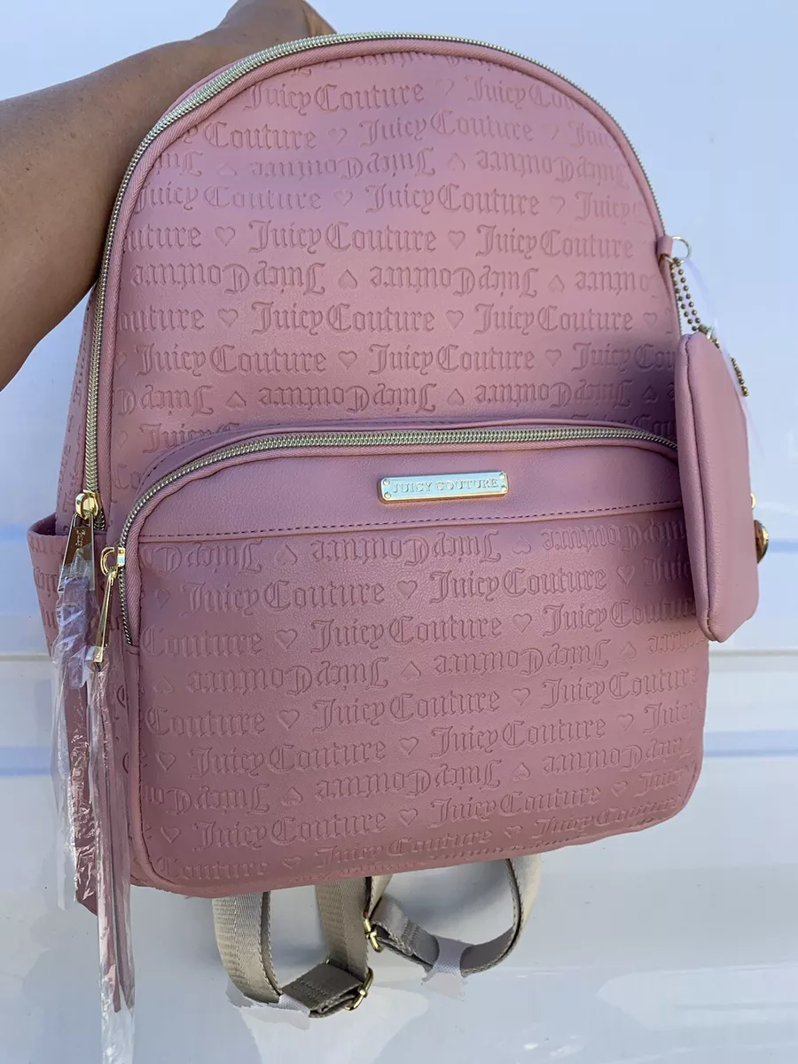 juicy couture bag pink Backpack Travel New With Tag Purse