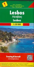 Lesbos, Greece Road & Leisure Map, by Freytag & Berndt