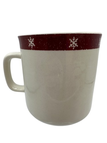 Royal Seasons Stoneware Christmas Winter Snowman Cup/Mug Teacup - Picture 2 of 12