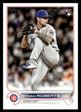 2022 Topps Update Ethan Roberts #US256 Chicago Cubs Rookie RC MLB Baseball