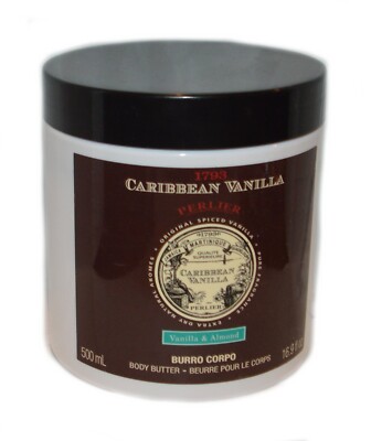 Perlier Caribbean Vanilla & Almond Body Butter Jumbo 16.9 fl oz Made In Italy