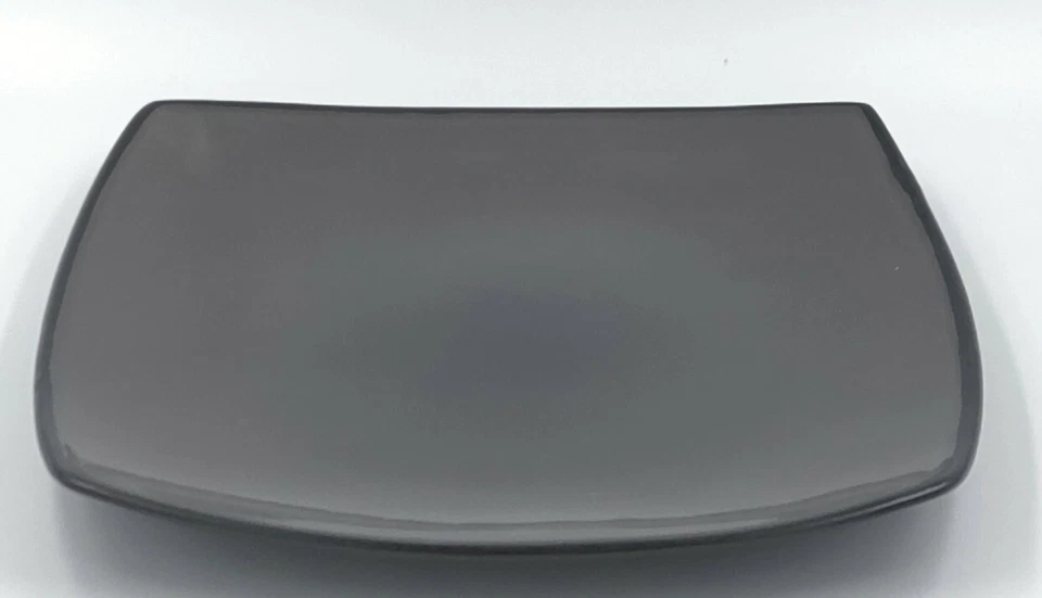 Gibson Home Modern Square Melamine Gray Salad Dessert Plate 7.5" Replacement - Image 2 of 4