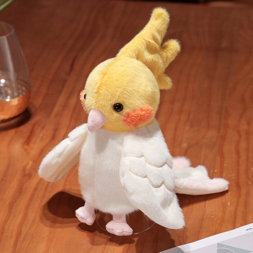 Kawaii Cockatiel Budgerigar Monk Parakeet Hand Puppet Bird Soft Stuffed Toy _ga - Photo 15/18