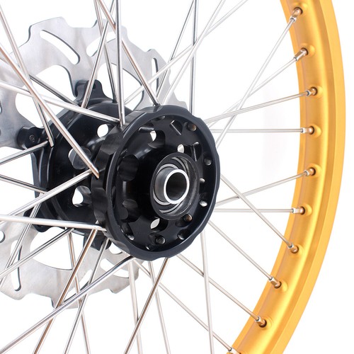 Llantas KKE 21" 19" CNC aptas para Suzuki RM125 RM250 1996 1997 1998 1999 2000 doradas - Imagen 4 de 12