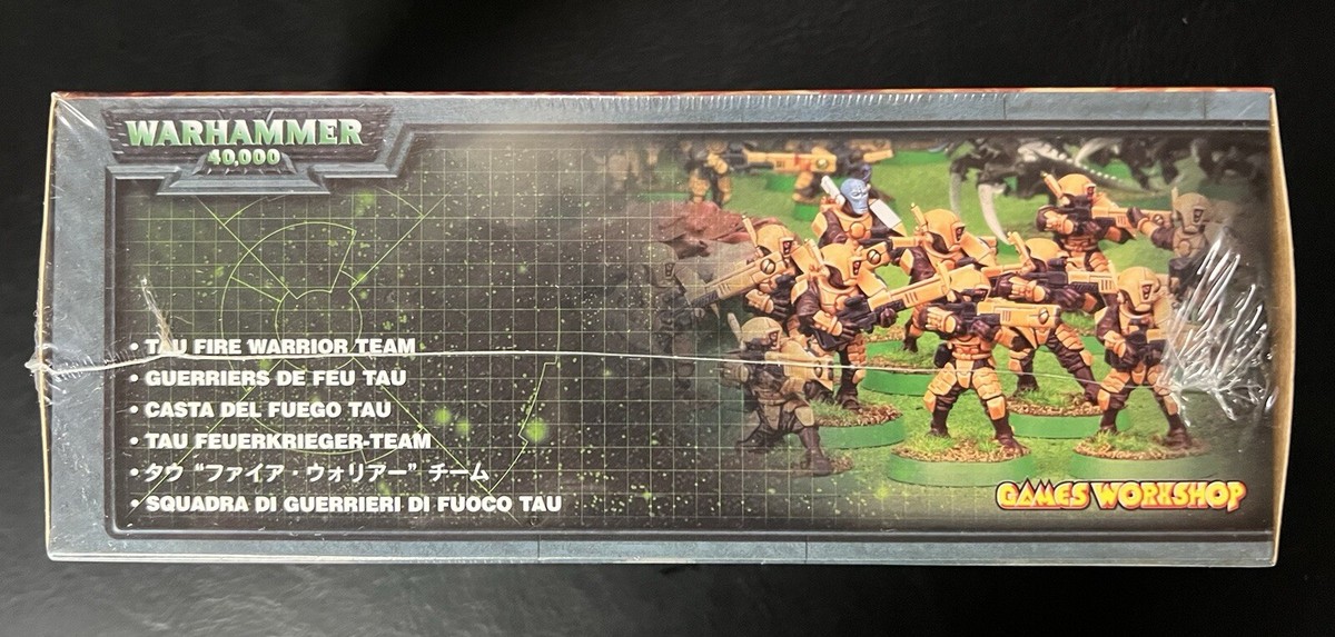 Warhammer 40K Tau Fire Warrior Team (2001) Sealed NIB OOP