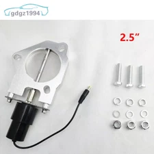 2.5'' Electric Exhaust Valve with Screw Kit Stainless Steel Headers