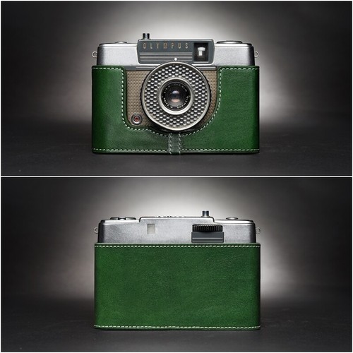 Handmade Leather Half Camera Case Cover For Olympus PEN-F PEN FT EED EE3 EE2 EF - Picture 19 of 24