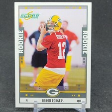 2005 Score Aaron Rodgers Rookie Card RC Green Bay Packers MVP