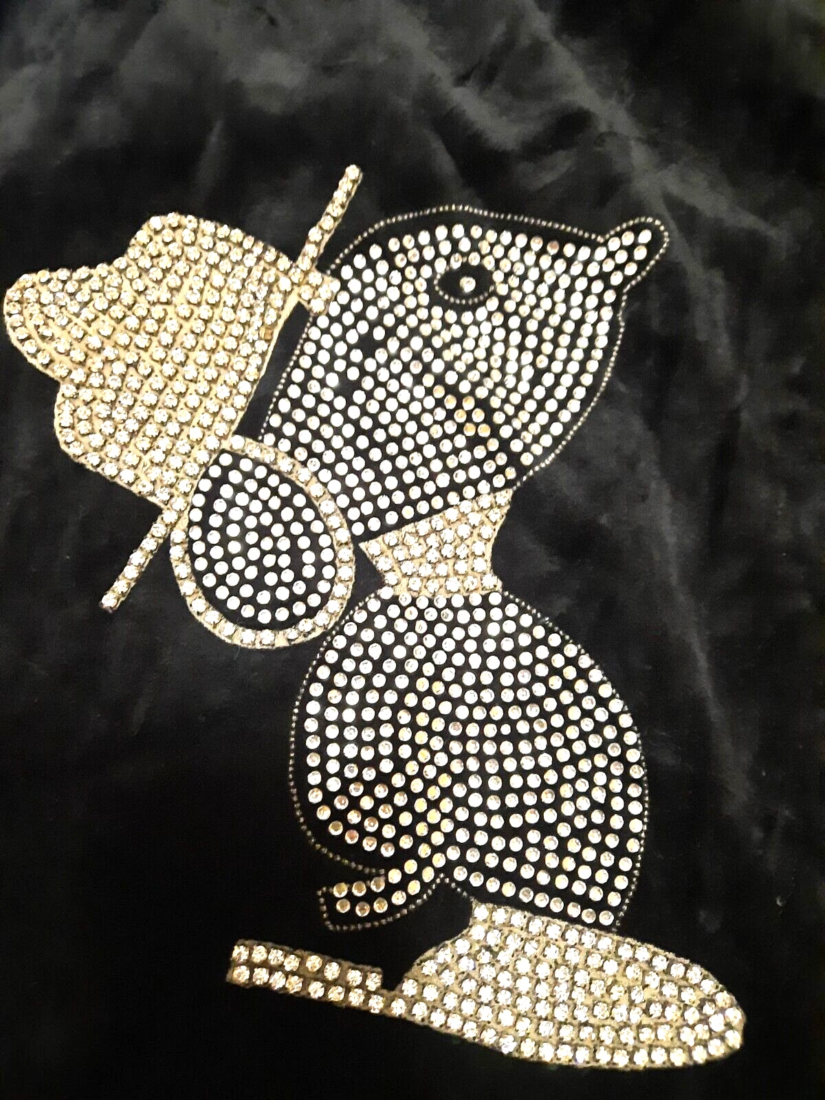SACAI Felpa donna Juicy Couture con cappuccio strass taglia S ottime condizioni