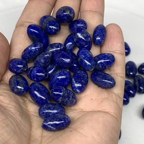 1 Bead, 1-3g, 12mm-18mm x 6mm x10mm, Drilled Natural Lapis Lazuli Melon Shaped - Picture 8 of 12