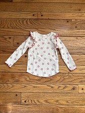 Cat & Jack 18 mo Girls Long Sleeve Shirt Hear...