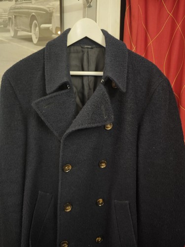 Tombolini 800€ Men's Peacoat Size EU 52 ( L ) Made in Italy - Picture 2 of 13