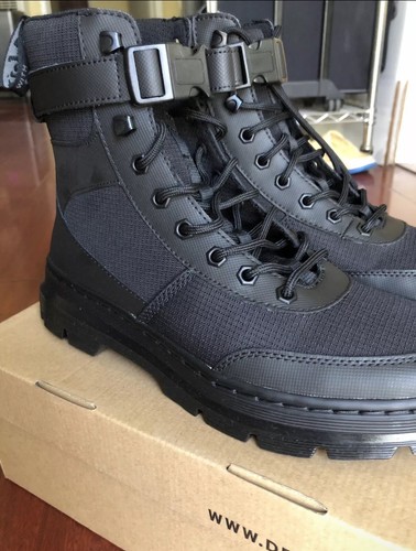 Dr. Doc Martens Combs Tech II Stiefel schwarz taktisch Ripstop Schnürung Herren 9 - Bild 3 von 8