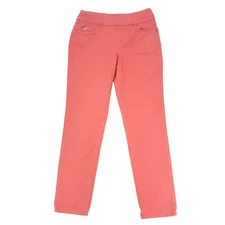 FDJ French Dressing Jeans Pants Womens 4 Salmon Orange Pull On Jeggings Stretch
