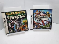 Nintendo DS Marvel Super Hero Squad, Elements of Destruction No Manuals Tested