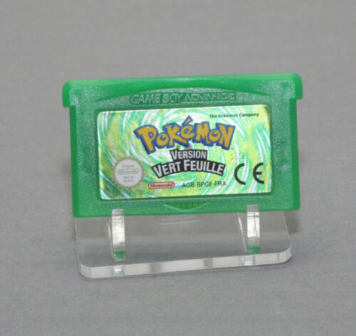 POKEMON VERT FEUILLE version FRA Nintendo Game boy Advance GBA 100% authentic - Picture 1 of 2