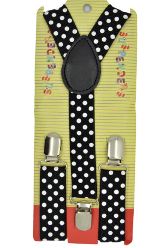 Children Kids Boys & Girls Suspender & Bow tie Matching Colors Set - Picture 70 of 80