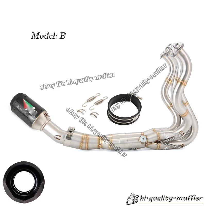 Silenciador de enlace de tubo de escape para Kawasaki Ninja ZX6R ZX-6R ZX636 2009-2024 Foto 3 de 4