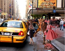 Gene dolls composite Ashton Drake, Mel Odom out on the town. NOT AI