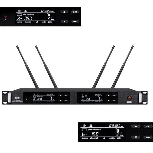 Pro UR24D Wireless UR1 BeltPack 2 Headset Microphone System UHF System - Picture 2 of 4