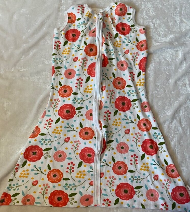 Zippy Freedom Arms Out Pink Poppy Cotton Sleep Sack Sleeping Baby