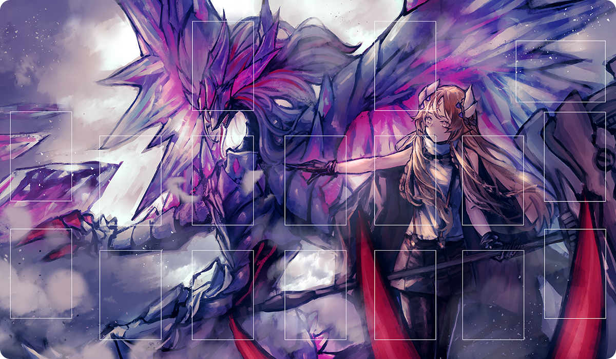 Yu-Gi-Oh! Playmat Mirrorjade the Iceblade Dragon TCG Mat Trading