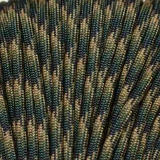 550 Paracord Green Zone 100 FT. USA made & seller-same day shipping
