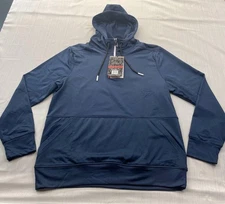 New SPYDER ProWeb Performance 1/4 Zip Hoodie Fleece Mens Size Medium