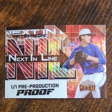 Leaf Metal Liam Peterson Next In Line NIL Pre-Production Proof 1/1 Florida