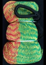 Rasta Mayan Hammock Handwoven Double Nylon Holds 600 lbs  (New)  *Free Shipping*