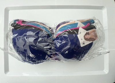 Z  Brand Lot Of 6 Multipack Colored Bras Size 34D New With Tags.