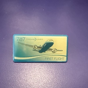 BOEING 787 AIRPLANE DREAM LINER FIRST FLIGHT PIN